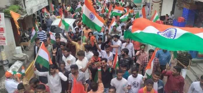 રવિવારે દેશભરમાં તિરંગા યાત્રા કાઢવામાં આવી