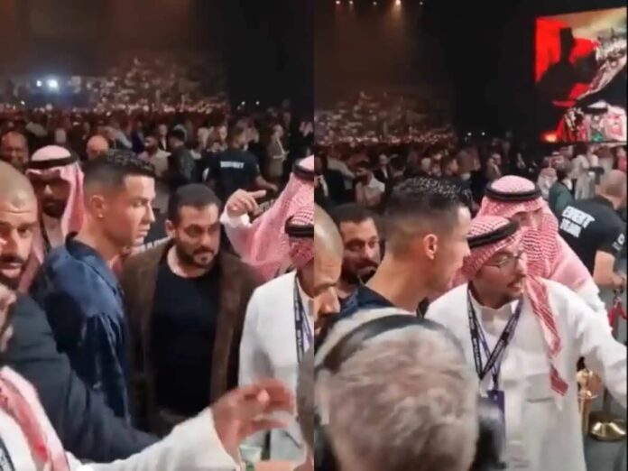 Salman Khan Ignored By Cristiano Ronaldo