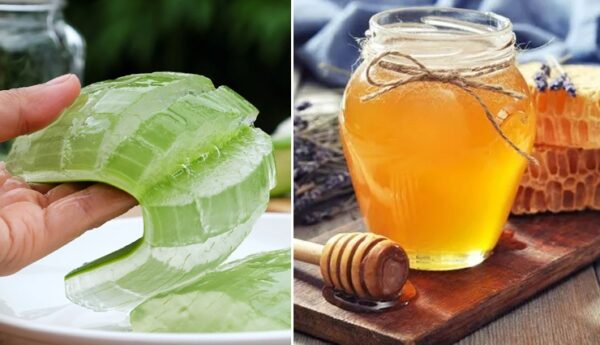 aloe vera with honey for face