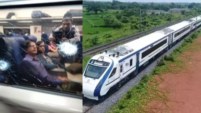 Stones pelted at Vande Bharat train in Bhubaneswar