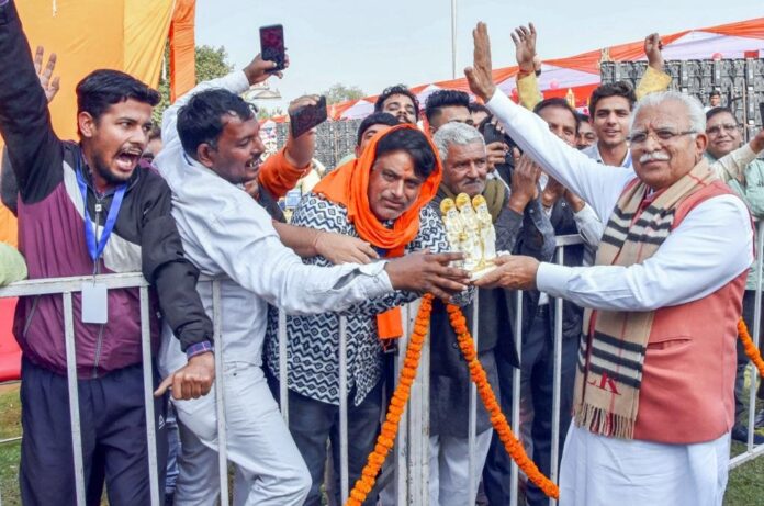 હરિયાણા: નિઃશુલ્ક યાત્રાધામ પોર્ટલનો શુભારંભ, શ્રી રામ ભક્તોનું સન્માન