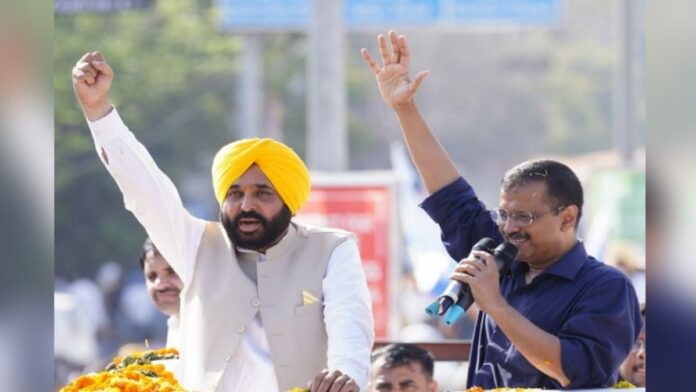 kejriwal and bhagwant mann