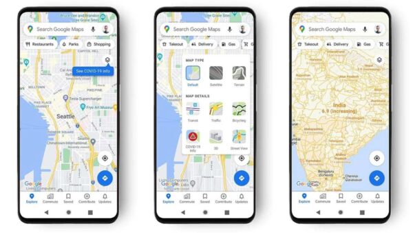 new features in Google Maps