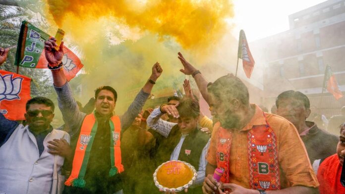 BJP WON, MODI MAGIC