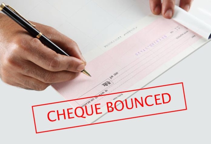 cheque bounce
