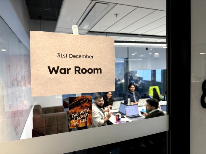 Zomato war room