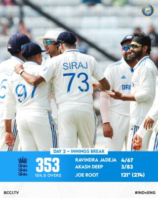 IND vs ENG 4th Test Day 2 Highlights