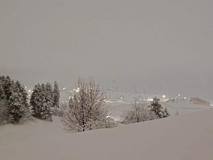 Jammu and Kashmir Snow Flow