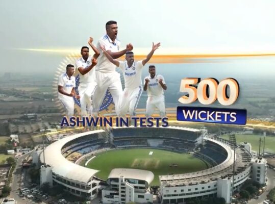 Ashwin 500 Test Wickets