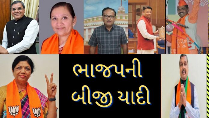 BJP LIST
