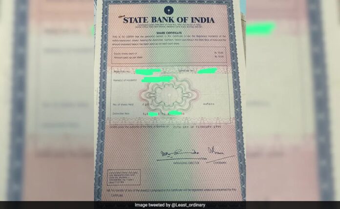 SBI Share: દાદાએ 1994માં SBIના રૂ.500 ના શેર ખરીદ્યા હતા, 30 વર્ષ પછી આજના ભાવે જાણી ચોંકી જશો