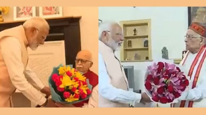 Narendra Modi: ત્રીજી વખત વડાપ્રધાન પદના શપથ લેતા પહેલા, નરેન્દ્ર મોદીએ અડવાણી અને મુરલી મનોહર જોશીના આશીર્વાદ લીધા