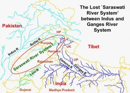 Great River of India sarswati