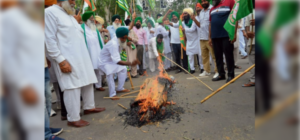 Screenshot 2024 08 02 at 12 51 43 Farmers protest move to honour Haryana cops The Tribune