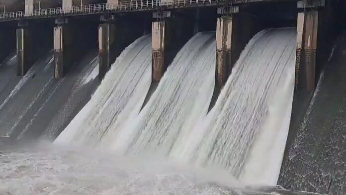 Khodiyar Dam: ધારી ગીર જંગલમાં મુશળધાર વરસાદ, ધારી ખોડિયાર ડેમમાં અમેરિકાનો નાયગ્રા ફોલ જેવો નજારો