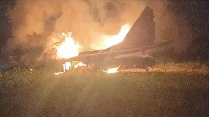 MiG-29: બાડમેરમાં ફાઈટર પ્લેન મિગ-29 ક્રેશ, અકસ્માત પહેલા બંને પાઇલોટ સુરક્ષિત