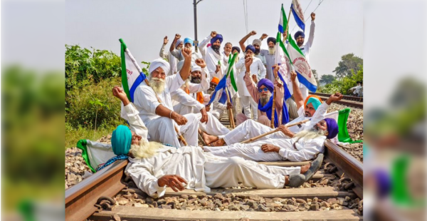 Screenshot 2024 10 03 at 16 45 09 Farmers hold %E2%80%98rail roko protest across Punjab train movement hit The Tribune