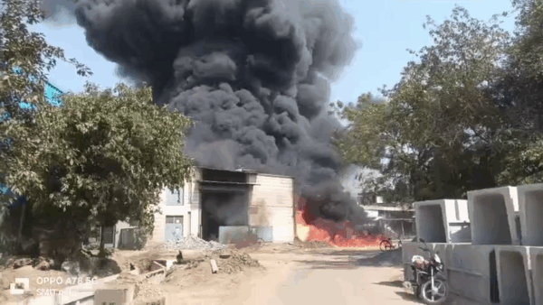 અમદાવાદ શહેર વટવામાં આગની ઘટના #vatva #fire #ahmedabd #firesafety