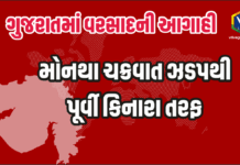 Cyclone Montha મોનથા ચક્રવાત ઝડપથી પૂર્વી કિનારા તરફ — IMDએ જારી કર્યો રેડ એલર્ટ! Cyclone Montha