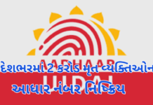 Aadhaar Security Boost:દેશભરમાં 2 કરોડ મૃત વ્યક્તિઓના આધાર નંબર નિષ્ક્રિય: UIDAIએ આપી મોટી માહિતી Aadhaar Security