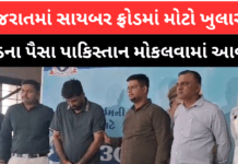 cyber crime gujarat : ગુજરાતમાં સાયબર ફ્રોડના પૈસા પાકિસ્તાન મોકલાયા , મોટો ધડાકો cyber crime gujarat