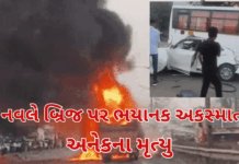 Massive Fire:નવલે બ્રિજ પર ભયાનક અકસ્માત: ટ્રક-કારને આગ, અનેકના મૃત્યુ; ફડણવીસે સહાયની જાહેરાત.#NavaleBridgeAccident, #PuneAccident,#MassiveFire Massive Fire