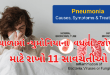 HEALTH: શિયાળામાં ન્યુમોનિયાનું વધતું જોખમ: જીવલેણ બની જાય તે પહેલાં ચેતી જાઓ, નિષ્ણાતો કહે છે લક્ષણો ઓળખો અને રાખો 11 સાવચેતીઓ.#WinterHealth,#StaySafe,#MedicalUpdate HEALTH