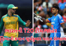 India Announces T20 Squad:ભારતની T20 ટીમ જાહેર: હાર્દિક અને ગિલ કમબેક, રાયપુરમાં વર્લ્ડ કપ જર્સી રીલિઝ India Announces