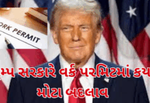 US Cuts Work Permit :અમેરિકામાં ભારતીયો માટે મુશ્કેલી વધશે: ટ્રમ્પ સરકારે વર્ક પરમિટની અવધિ 5 વર્ષથી ઘટાડી 18 મહિના કરી US Cuts Work Permit