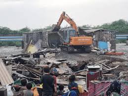 Mega Demolition at Kandla Port