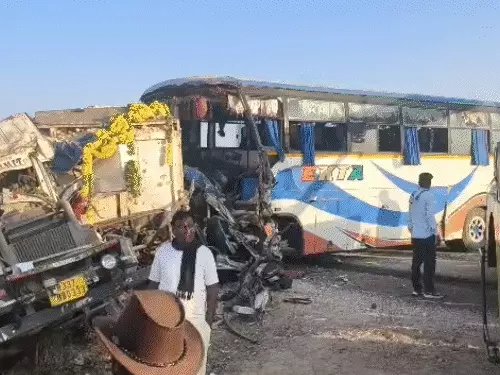Aravalli Bus Crashes in Jodhpur
