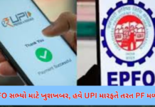 Big Digital Move by EPFO:EPFOમાં મોટો ડિજિટલ ફેરફાર, હવે BHIM UPI એપથી તાત્કાલિક PF ઉપાડ શક્ય બનશે EPFO