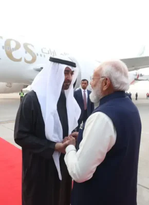 PM Modi Receives UAE President