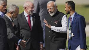 Brazil President Lula da Silva in India
