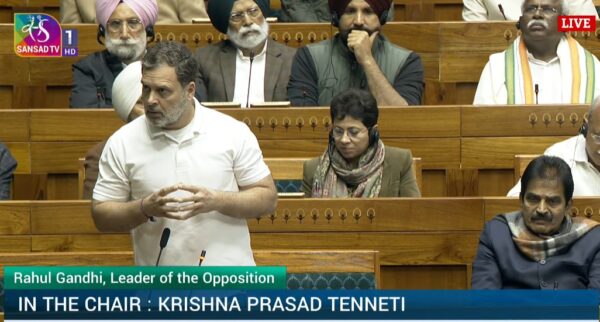 Rahul Gandhi in loksabha 