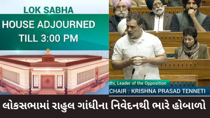 Rahul Gandhi in loksabha