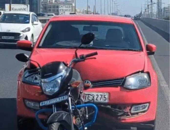 Shocking Accident on Ahmedabad's SG Highway Shocking Accident on Ahmedabad's SG Highway