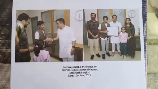 Row at Gandhinagar’s Hillwoods School Row at Gandhinagar’s Hillwoods School