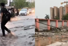 Rajkot news:રાજકોટમાં કુદરતનો પ્રકોપ: બે કલાકમાં દોઢ ઈંચ વરસાદથી જળબંબાકાર, બેડી યાર્ડમાં ૧૫૦ ગુણી મગફળી પાણીમાં તણાઈ Rajkot news