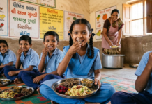 New Menu for Mid-Day Meals: ગુજરાતમાં મધ્યાહન ભોજનનું મેનુ બદલાયું: 38.50 લાખ વિદ્યાર્થીઓને હવે મળશે ‘શ્રી અન્ન’ સુખડી અને પૌષ્ટિક આહાર Mid-Day Meals