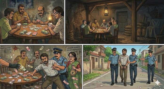 Vadodara Gambling Raid Vadodara Gambling Raid