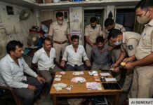 Jamnagar Crime: મયુર પાર્ક સોસાયટીમાં ચાલતા જુગારધામ પર LCBનો દરોડો, 5 શખ્સો ઝડપાયા Jamnagar Crime