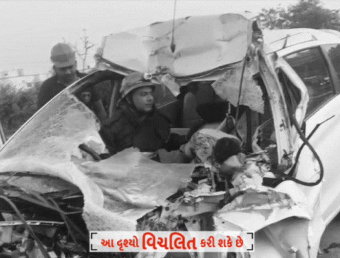 Fatal Crash Near Karjan Fatal Crash Near Karjan