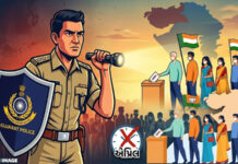 Security Tightens in Gujarat: સ્થાનિક સ્વરાજ્યની ચૂંટણી ગુજરાતમાં 11,000 બૂથ સંવેદનશીલ જાહેર, સવા લાખ પોલીસકર્મીઓની રજાઓ રદ Security Tightens in Gujarat: