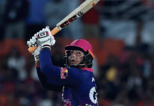 IPL 2026 Eliminator: 15 વર્ષના વૈભવ સૂર્યવંશીએ મચાવી તબાહી, 29 બોલમાં 97 રન ફટકારી ક્રિસ ગેલનો 14 વર્ષ જૂનો રેકોર્ડ તોડ્યો; હૈદરાબાદ સામે રાજસ્થાન મજબૂત સ્થિતિમાં IPL 2026 Eliminator