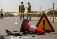 Hit and run in Vadodara: વડોદરામાં હીટ એન્ડ રન હરણીમાં પૂરપાટ ઝડપે આવતી વાને દંપતીને ફંગોળ્યું, અકસ્માત સર્જી ચાલક ફરાર Hit and run in Vadodara