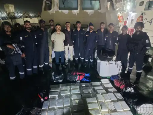 Mega Drug Bust off Gujarat Coast Mega Drug Bust off Gujarat Coast