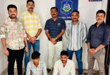 Interstate Liquor Racket Busted: કલોલ હાઈવે પર ફિલ્મી દ્રશ્યો, કિયા સેલ્ટોસ કારને કોર્ડન કરી ₹૧૩.૭૯ લાખના મુદ્દામાલ સાથે રાજસ્થાનના બે બૂટલેગરો ઝડપાયા! Interstate Liquor Racket Busted