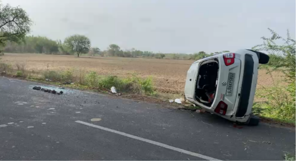 Road Mishap in Savli
