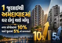 Home Buyers Alert: અમદાવાદમાં ઘર ખરીદવું બનશે મોંઘું: 1 જુલાઈથી પ્રોપર્ટીના ભાવમાં 10% સુધીનો તોતિંગ વધારો, જાણો શું છે કારણો Home Buyers Alert